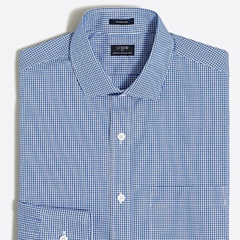 J Crew SLIM FIT Dress Shirt MENS MEDIUM cotton button down